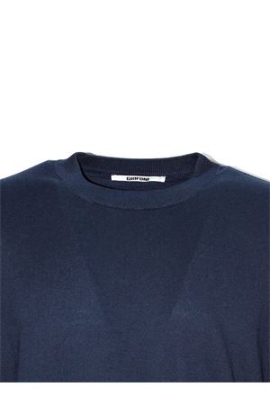 Maglia in misto cotone e cashmere blu MAURO GRIFONI | GS110034115582